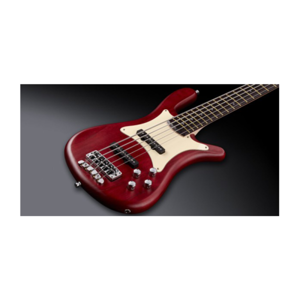 Teambuilt Pro Series Streamer CV, 5-String - Burgundy Red Transparent Satin - Gambar 3