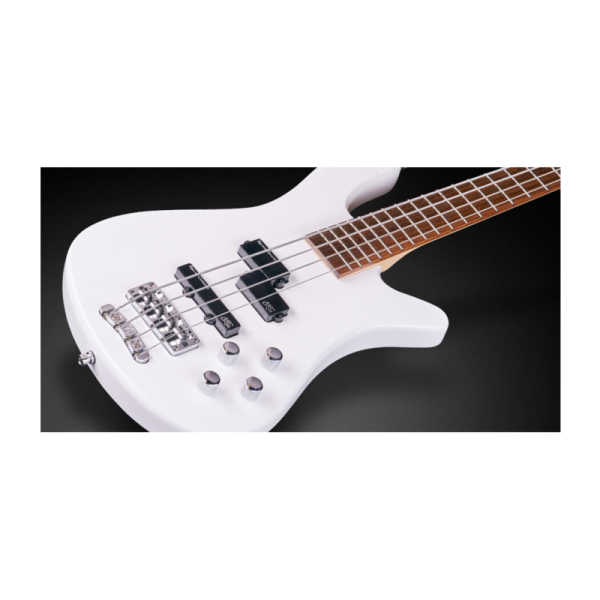 RockBass Streamer LX, 4-String - Solid White High Polish - Gambar 3