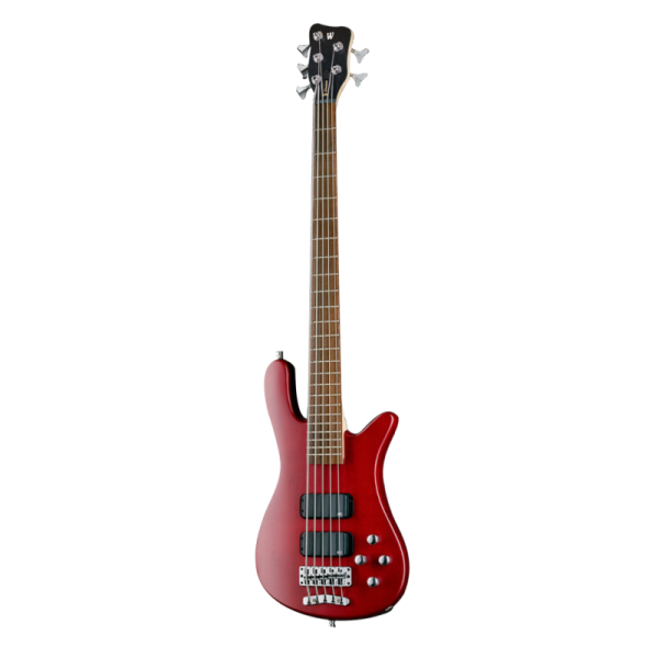 RockBass Streamer Standard, 5-String - Burgundy Red Transparent Satin